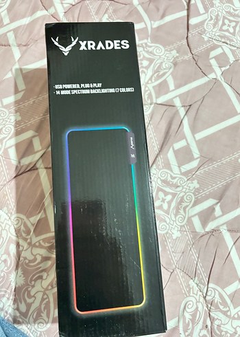 RGB Işıklı Çok Renkli Kaydırmaz Mouse Pad - Görsel 3