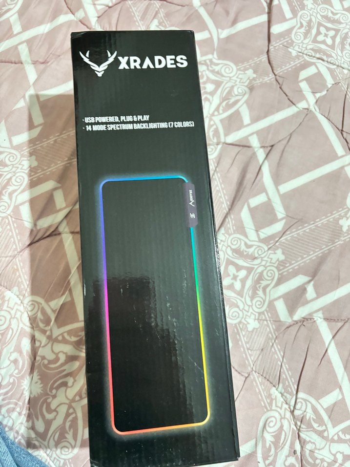 RGB Işıklı Çok Renkli Kaydırmaz Mouse Pad - Görsel 3