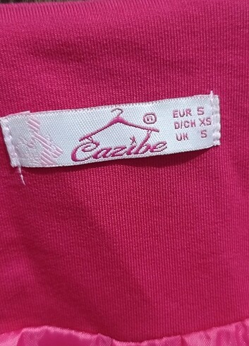 s Beden pembe Renk Ceket
