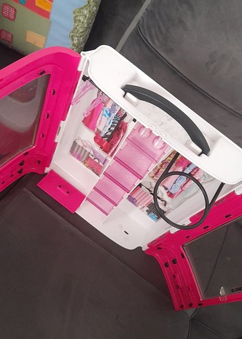 Barbie Pembe Oyuncak Dolap Seti - Görsel 4