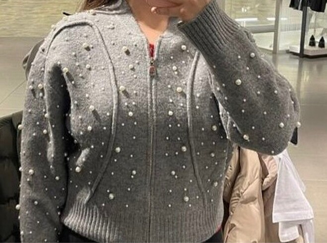 Trendyol & Milla Zara incili hırka