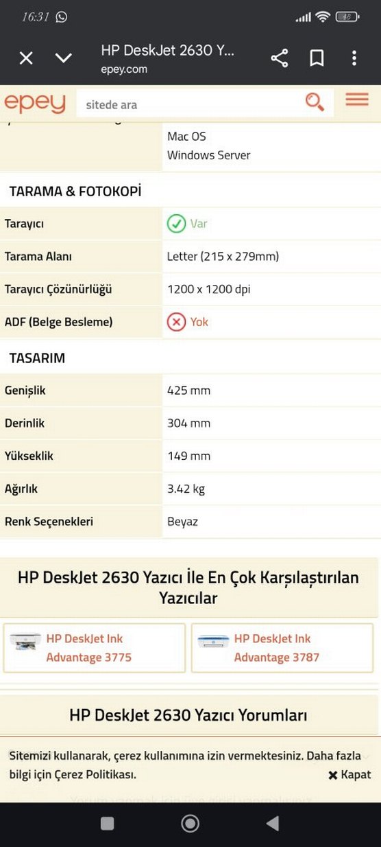 Mavi HP Yazıcı - Görsel 4