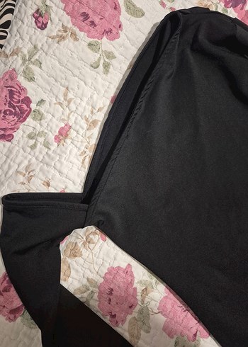 Uzun Kollu Siyah şık body - Görsel 4