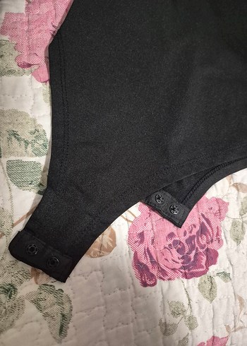 Uzun Kollu Siyah şık body - Görsel 5