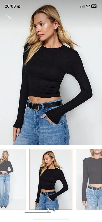 Trendyol & Milla crop bluz