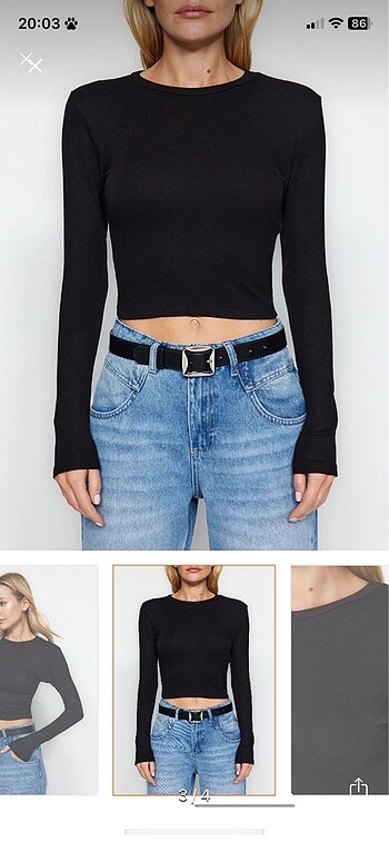 s Beden crop bluz