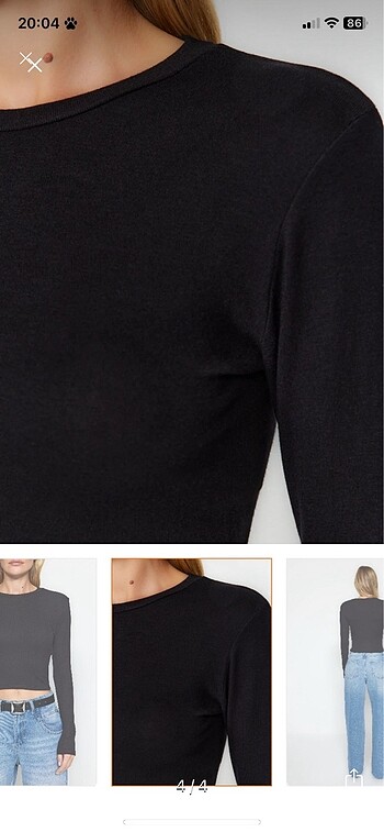 s Beden siyah Renk crop bluz