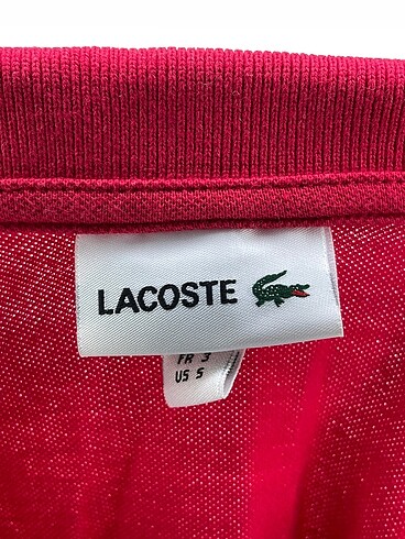 m Beden kırmızı Renk Lacoste T-shirt %70 İndirimli.