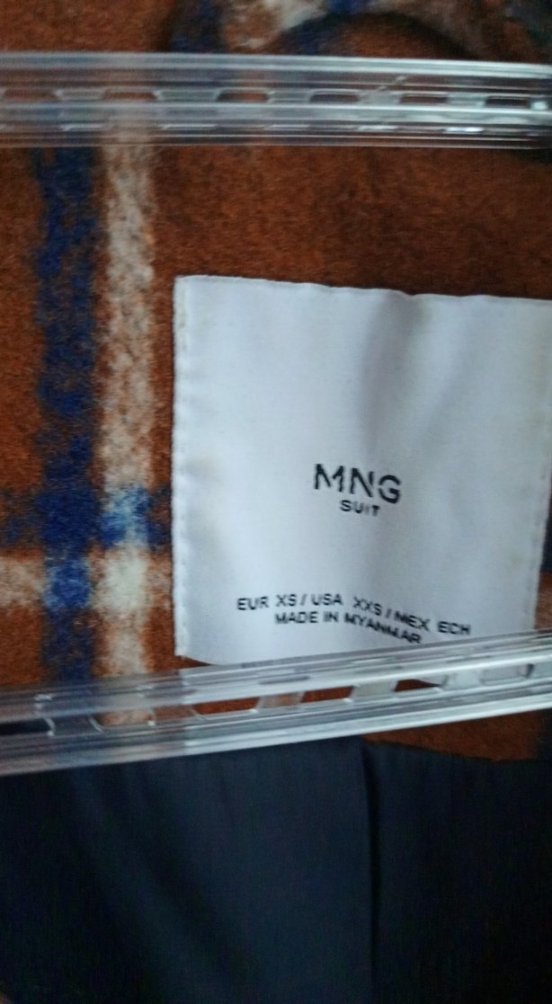 Kahverengi Ekose Düğmeli Midi Kadın Kaban - Görsel 3