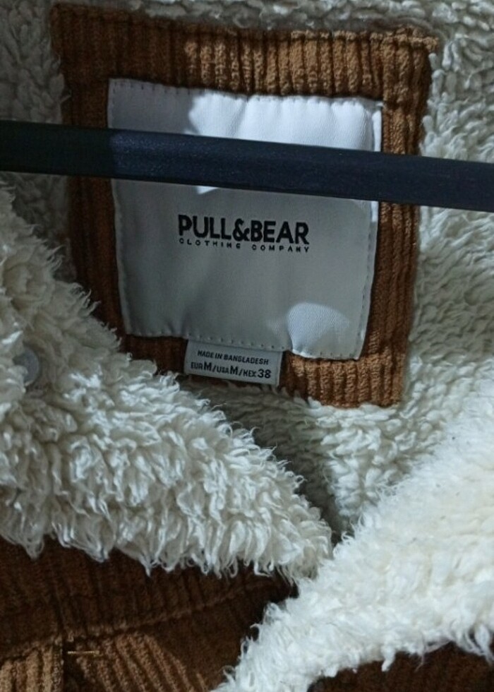 Orjinal Pullbear erkek mont kaban kışlık  - Görsel 3