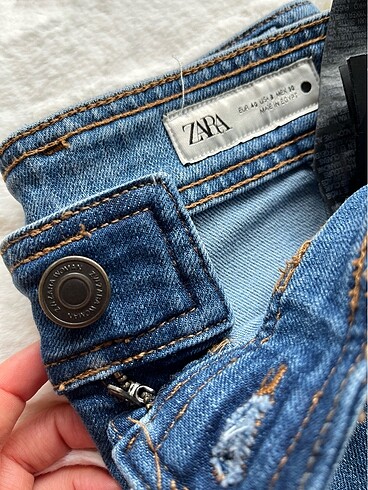 40 Beden Zara Wide leg yüksek bel jean