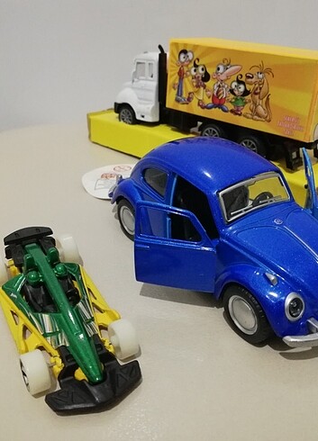  Mavi Vosvos tosbağa hot wheels yarış arabası tipitip kamyon 