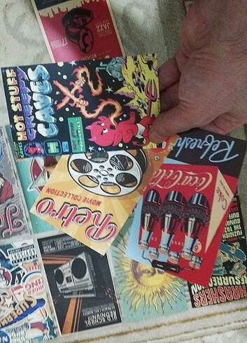  Beden çeşitli Renk Mini afiş tanıtım kart poster kart postal oda ofis duvar süs 