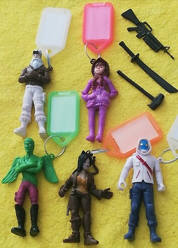 Fortnite figür oyuncak anahtarlık set koleksiyon dekor hediye no