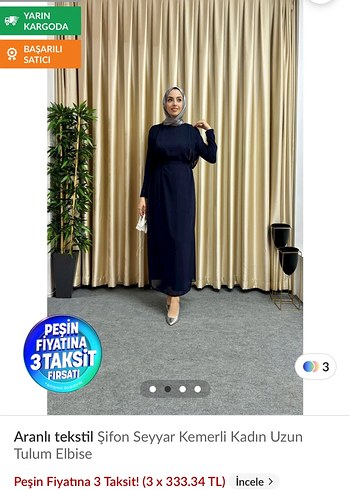 Aranlı Tekstil Siyah Uzun Kadın Tulum Elbise
