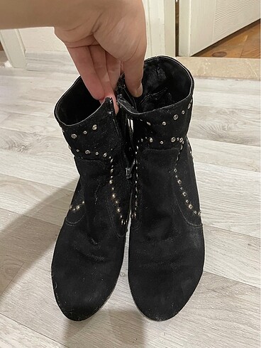 38 Beden siyah Renk Topuklu Ayakkabı