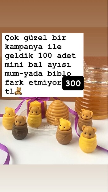 Dekoratif el yapımı mum seti