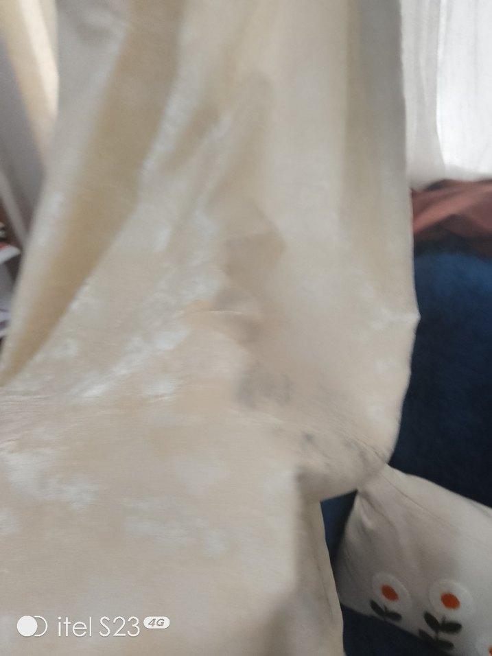 Bej  SOMON Düz  FON Perde - Görsel 3