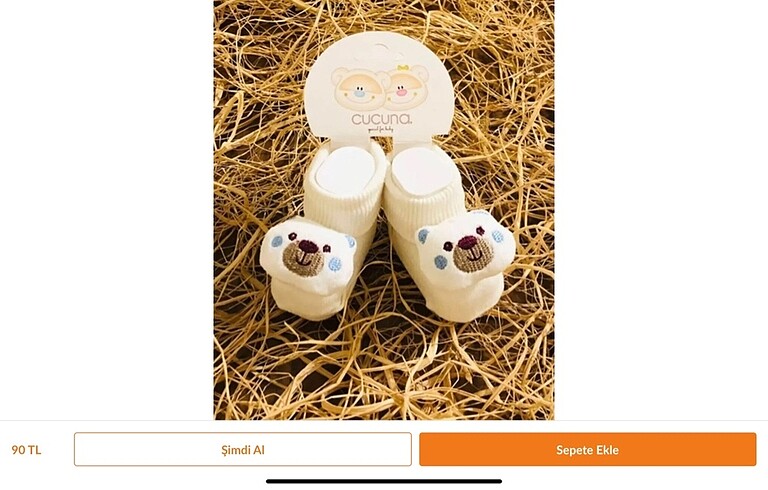 6 Ay Beden mavi Renk Çıngıraklı oyuncaklı ayıcık bebek çorap