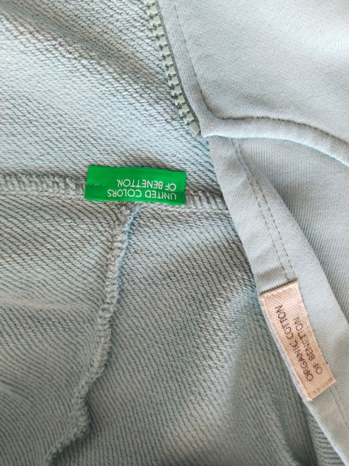 Kız Çocuk yesil Kapüşonlu Fermuarlı Ceket - Görsel 4