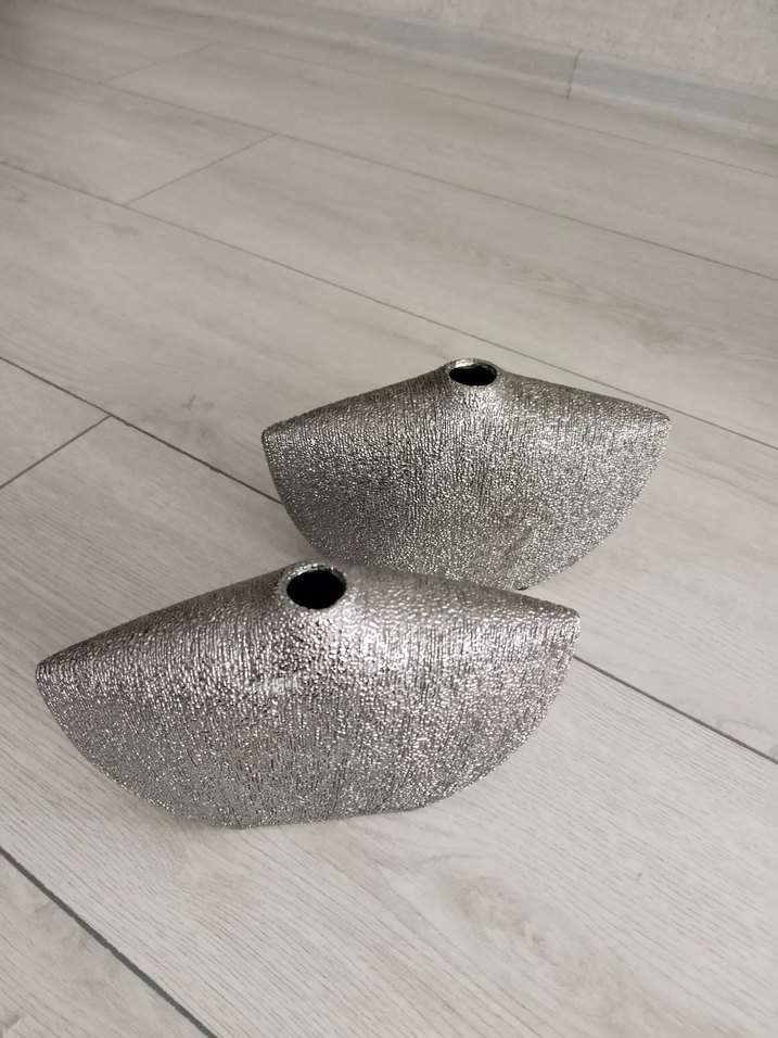 Gri Modern Seramik Vazo Seti - Görsel 3