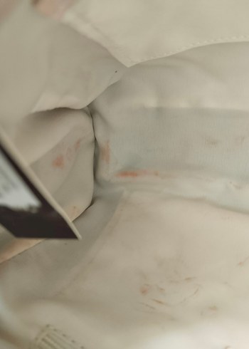 Bej Deri Kadın Omuz Çantası - Görsel 4