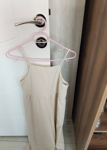 Bej Dantelli Kolsuz Uzun Tulum - Görsel 5