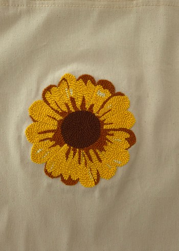 Ayçiçeği Temalı Bez Çanta - Görsel 2