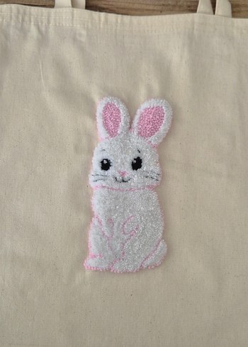 El Yapımı Bez Çanta - Bunny - Görsel 3