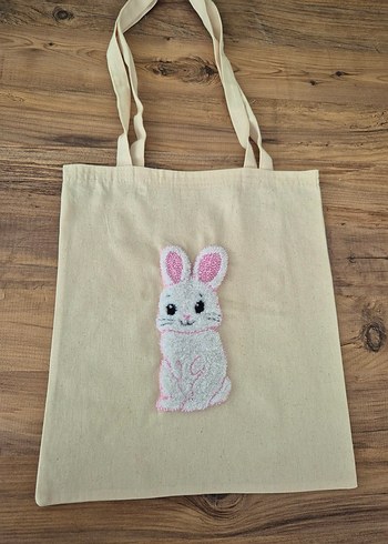 El Yapımı Bez Çanta - Bunny - Görsel 2
