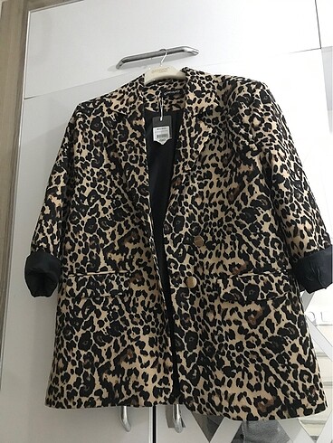 Diğer Leopar blazer