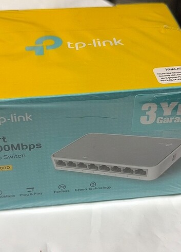 TP-LINK Tl-sf1008d, 8-port 10/100 Mbps Fast Ethernet Switch