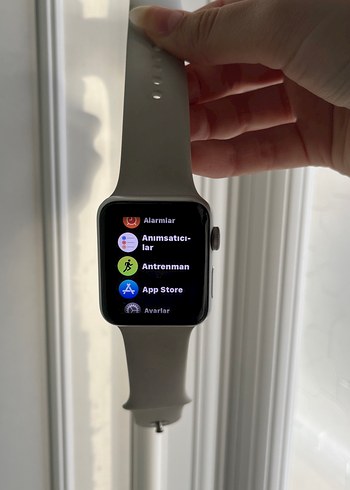 Beyaz Akıllı Saat 45 mm Ekran - Görsel 5