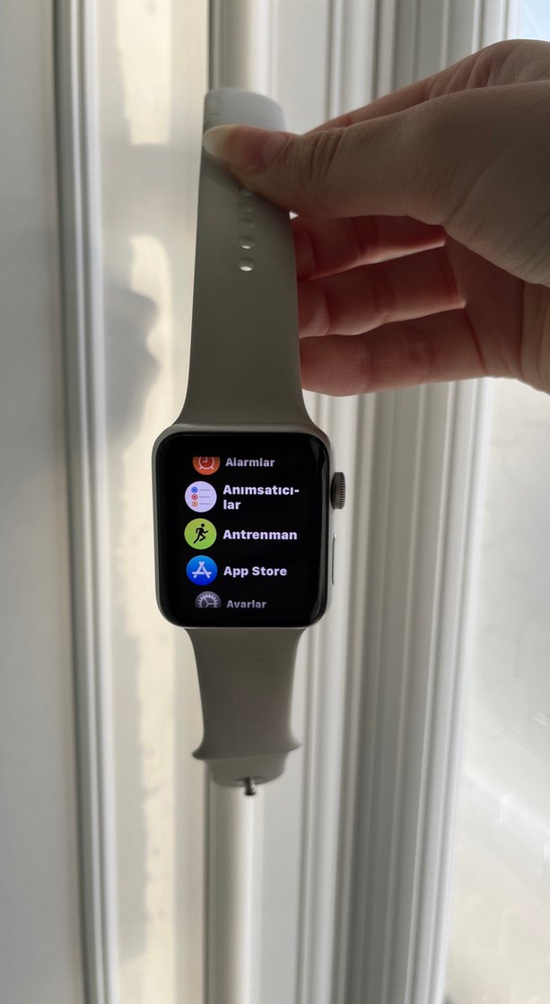 Beyaz Akıllı Saat 45 mm Ekran - Görsel 5