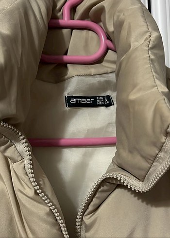 Bej Düğmeli Kadın Şişme Yelek - Görsel 2