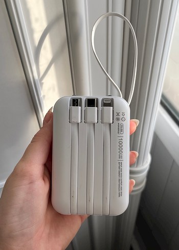 GAGAR Gri Beyaz Power Bank - Görsel 2