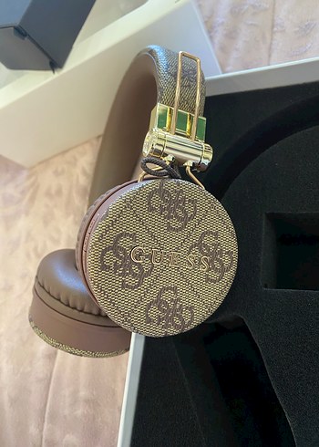 Guess Kablosuz Kahverengi Kulaklık - Görsel 3