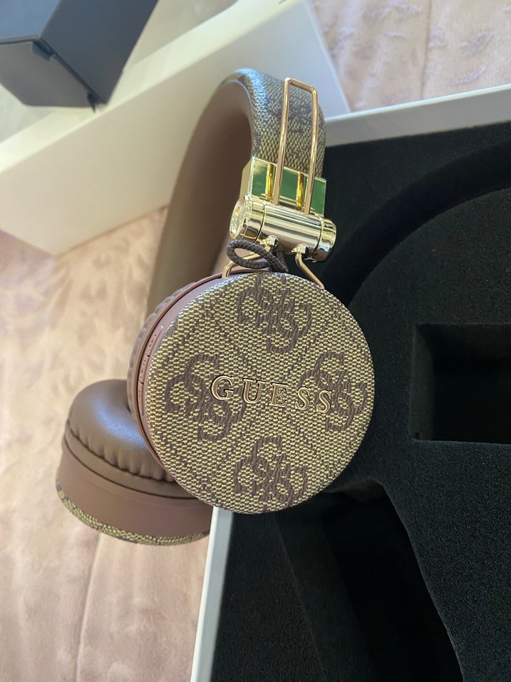 Guess Kablosuz Kahverengi Kulaklık - Görsel 3