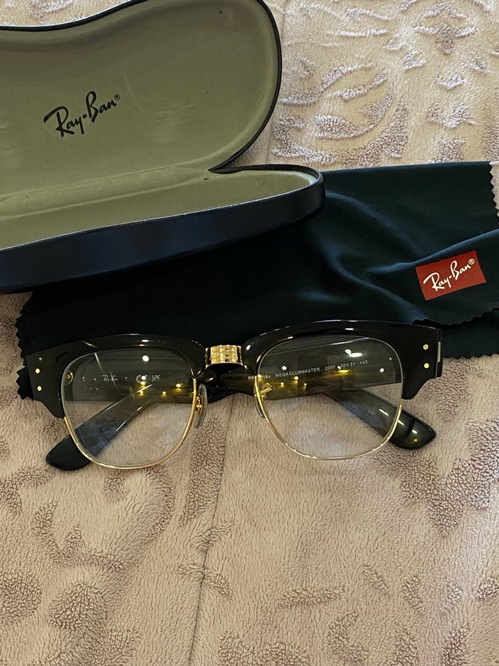 Ray-Ban Siyah Kadın Gözlük ve kutusu - Görsel 5