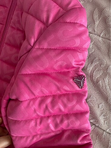 7 Yaş Beden Guess çocuk pembe mont