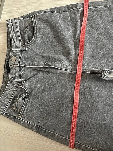 36 Beden gri Renk Trendyolmilla jean