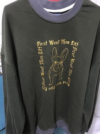 Woof gym sweatshirt