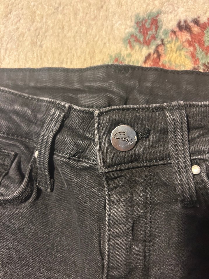 Şık Siyah Denim Jean Pantolon — görsel 2/5