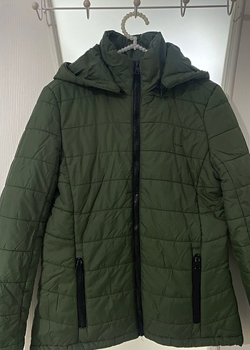 Yeşil Fermuarlı LTB Marka Kadın Mont - Görsel 2