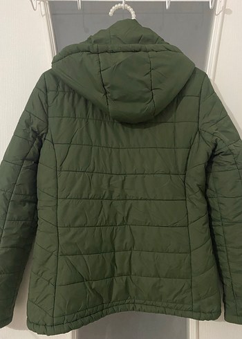 Yeşil Fermuarlı LTB Marka Kadın Mont - Görsel 6