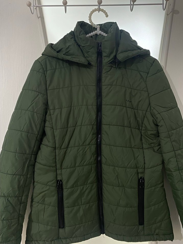 Yeşil Fermuarlı LTB Marka Kadın Mont - Görsel 2