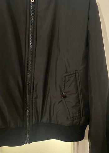 Siyah Fermuarlı Kadın Ceket - Görsel 6