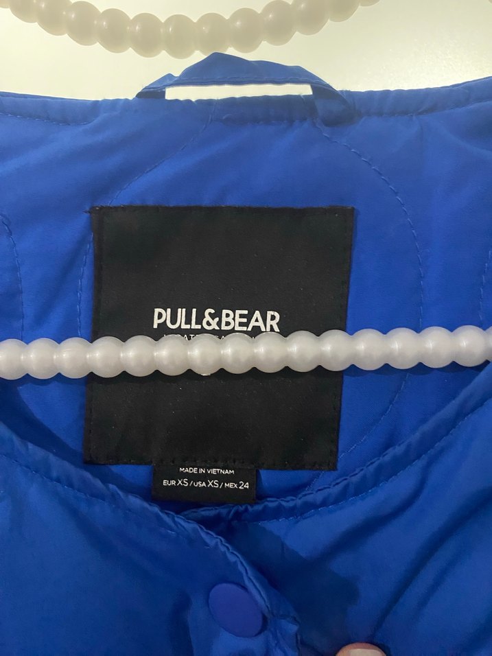 Mavi Düğmeli Kadın Ceket - Görsel 4