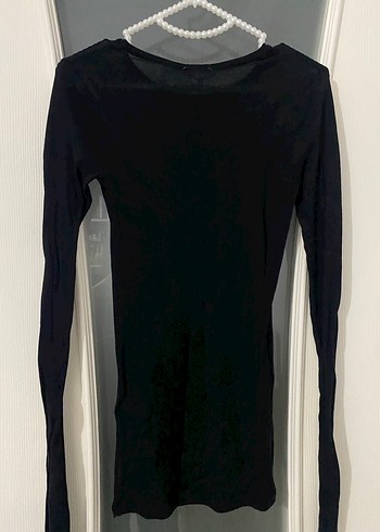 Siyah Uzun Kollu Transparan Zara Bluz - Görsel 4