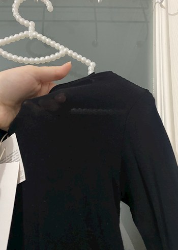 Siyah Uzun Kollu Transparan Zara Bluz - Görsel 5